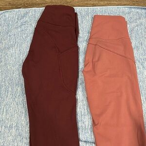 Lululemon leggings . Excellent condition. Size 2